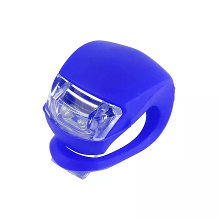 Velosipēda silikona ūdensizturīgas LED priekšējās gaismas 2gab