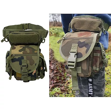 Hip pouch leg bag military tactical capacious military kidney