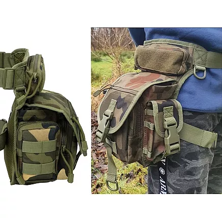 Hip pouch leg bag military tactical capacious military kidney