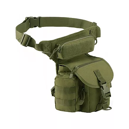 Taktiskā militārā kājas soma – ūdensizturīga, ietilpīga, ceļojumiem