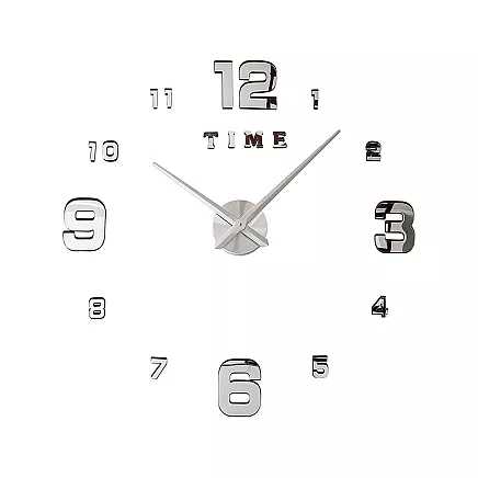 WALL CLOCK 27 SILVER (50) GAB_A