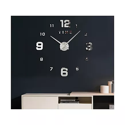 WALL CLOCK 27 SILVER (50) GAB_A