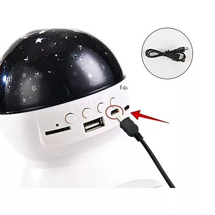 LARGE STARS PROJECTOR WHITE (60) GAB_B