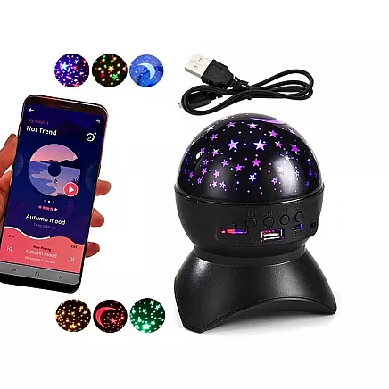 LARGE BLACK STARS PROJECTOR (60) GAB_B