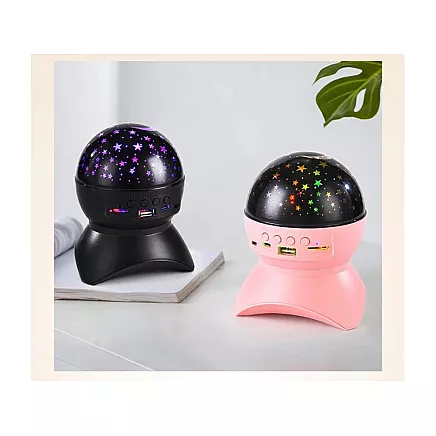 LARGE STARS PROJECTOR PINK (60) GAB_B