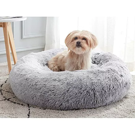 PLUSH BED 80 LIGHT GRAY (20)