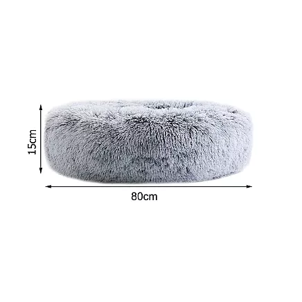 PLUSH BED 80 LIGHT GRAY (20)