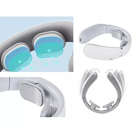 Kakla masētājs ar elektrostimulāciju, USB uzlāde