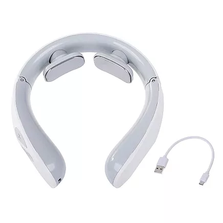 Kakla masētājs ar elektrostimulāciju, USB uzlāde