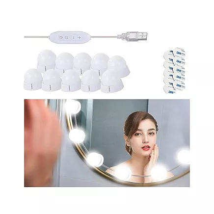 LED Spuldzes Lampas Apgaismojums Meikapa Grima Spogulim