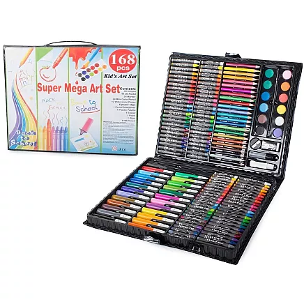Artists set painting case 168 pcs