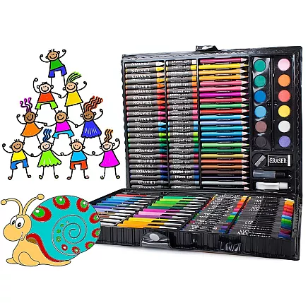Artists set painting case 168 pcs