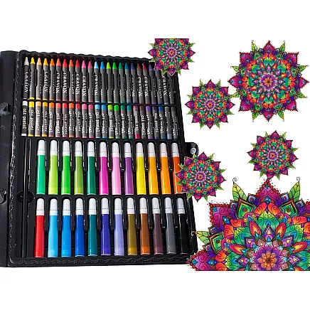 Artists set painting case 168 pcs
