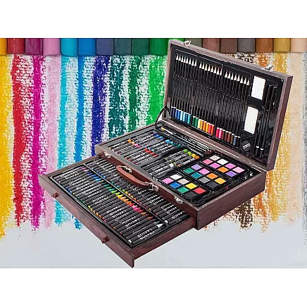 Art set for painting case wood 143