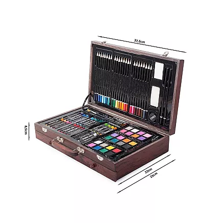 Art set for painting case wood 143