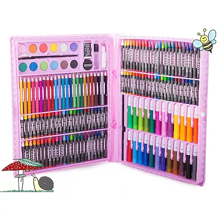 Artists set painting case 168 pcs