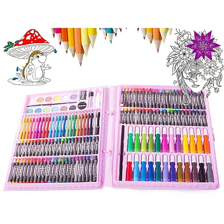 Artists set painting case 168 pcs