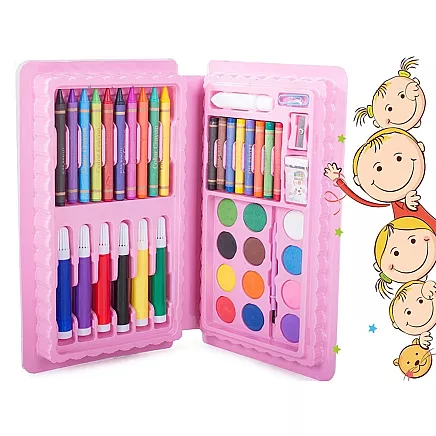 Artists set for painting in box 42 pcs