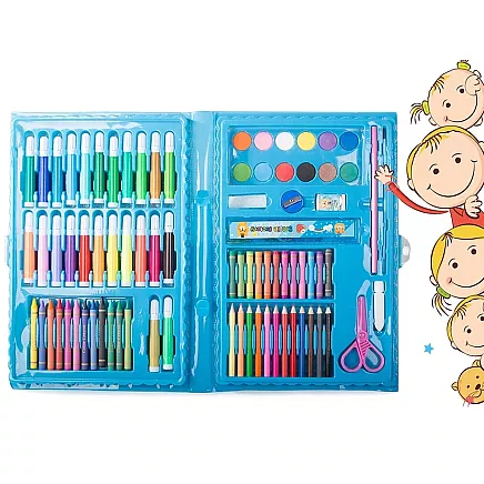 Artists set for painting in the case 86 pcs