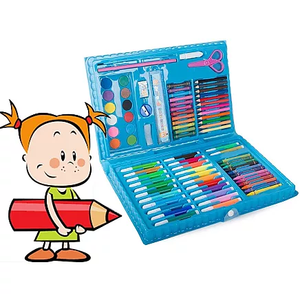 Artists set for painting in the case 86 pcs
