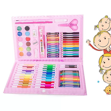 Artists set for painting in the case 86 pcs