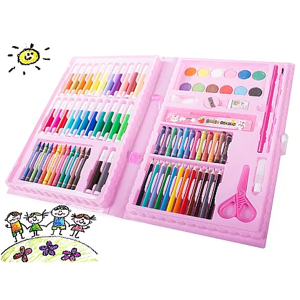 Artists set for painting in the case 86 pcs