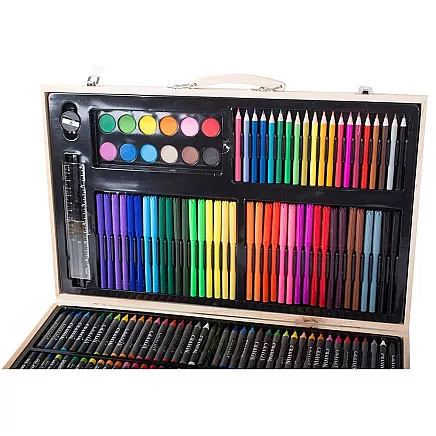 Art set for painting case wood 180