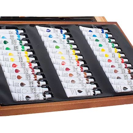 Art set painting case wood 174