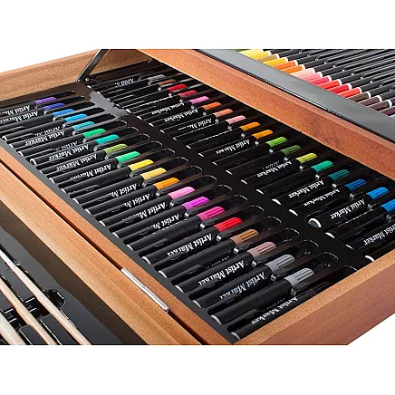 Art set painting case wood 174