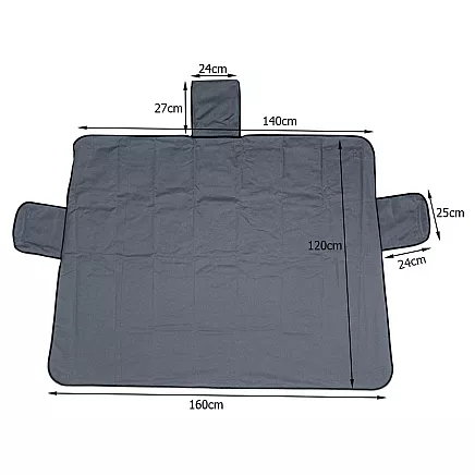 Anti-frost car windscreen mat