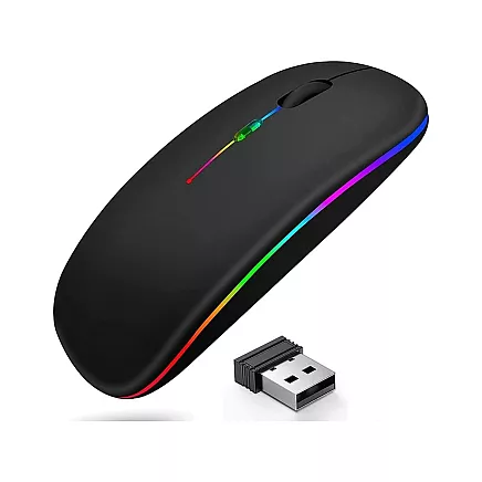 Plāns 2.4 GHz Bluetooth optiskā pele priekš PC un klēpjdatoriem
