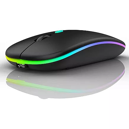 Plāns 2.4 GHz Bluetooth optiskā pele priekš PC un klēpjdatoriem