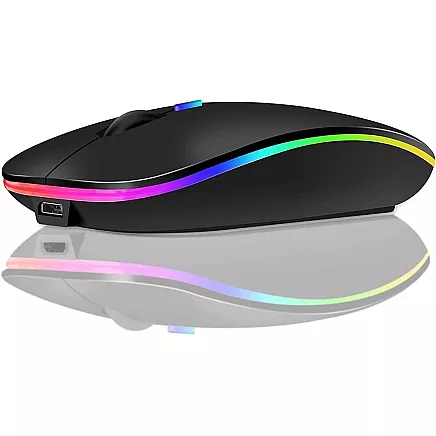 Plāns 2.4 GHz Bluetooth optiskā pele priekš PC un klēpjdatoriem