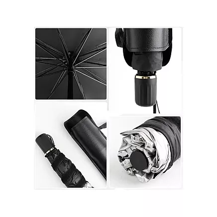 Automašīnas priekšējā stikla UV saulessargs - lietussargs