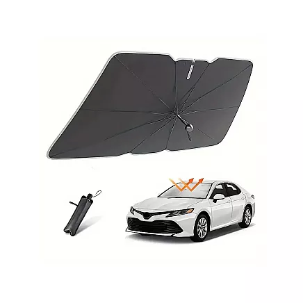 Automašīnas priekšējā stikla UV saulessargs - lietussargs