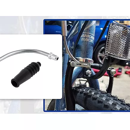 90 Grādu Caurule V-Brake Velosipēdu Bremžu Komplektam Ar Gumijām