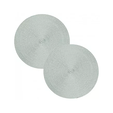 Apaļš pīts galda paliktnis, pelēks, Ø 38 cm, 1 gab.