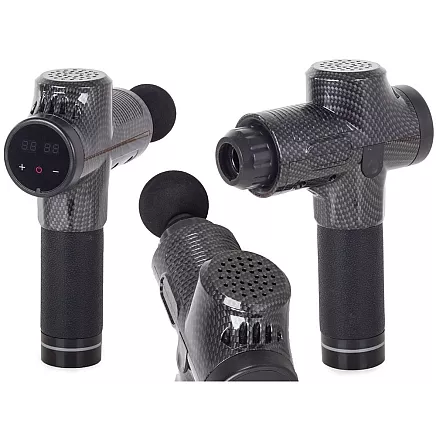 Masāžas Ierīce Pistole Muskuļu Masažieris ar 6 Uzgaļiem / Bezvadu Masieris ar Displeju,...