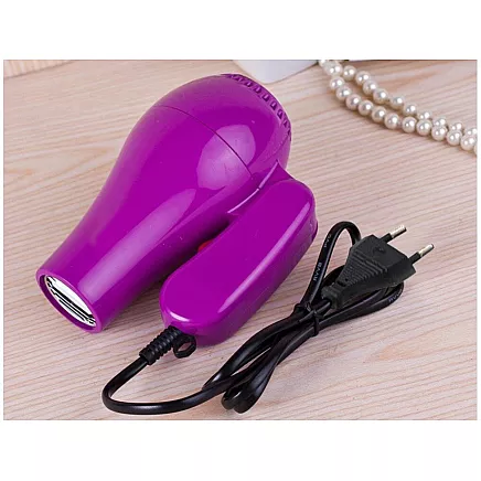 Folding travel hair dryer quiet 850w