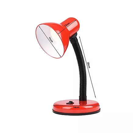 Adjustable school desk lamp nightstand