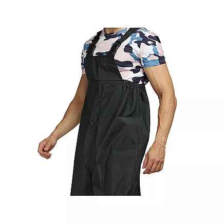 Makšķernieku ūdensnecaurlaidīgas bikses ar zābakiem un regulējamām lencēm, izmērs 45,...