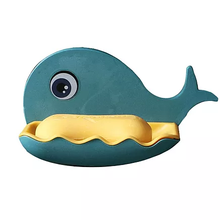 Ziepju trauks ar drenāžu vaļa formā