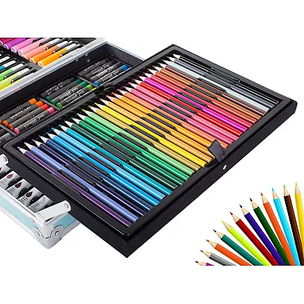 Artists set for painting in case 145 pcs