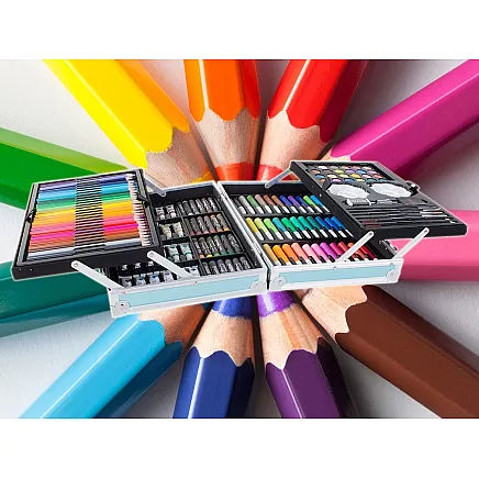 Artists set for painting in case 145 pcs