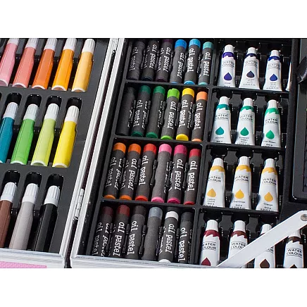 Artists set for painting in case 145 pcs