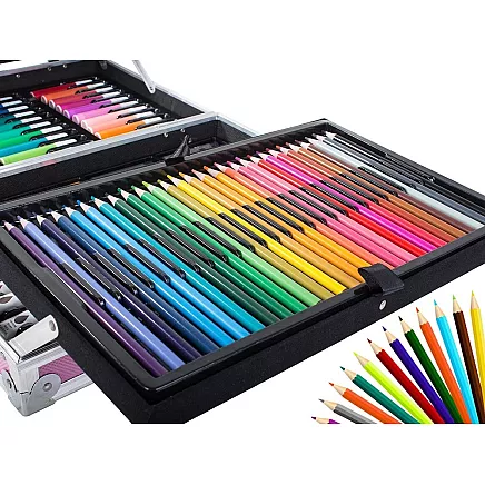Artists set for painting in case 145 pcs
