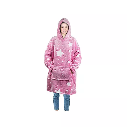 Warm sweatshirt oversize blanket xxl 2in1 thick fleece