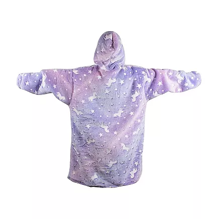 Warm sweatshirt oversize blanket xxl 2in1 thick fleece