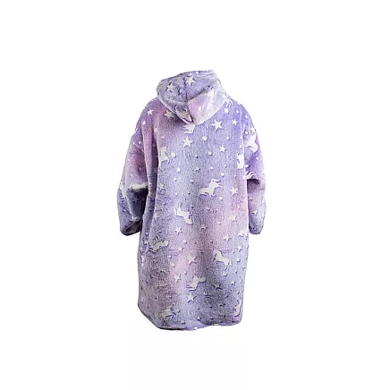 Warm sweatshirt oversize blanket xxl 2in1 thick fleece