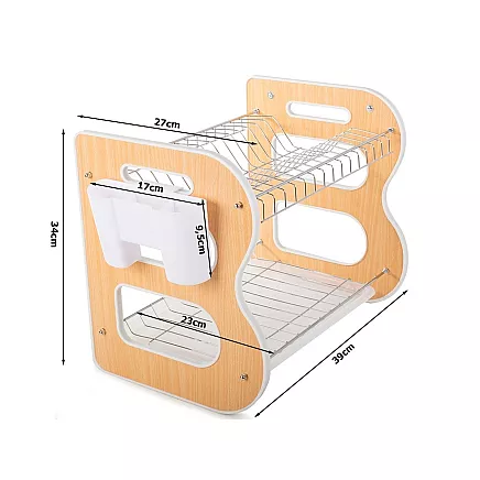 Dishwasher dryer stand mixer double-deck drainer